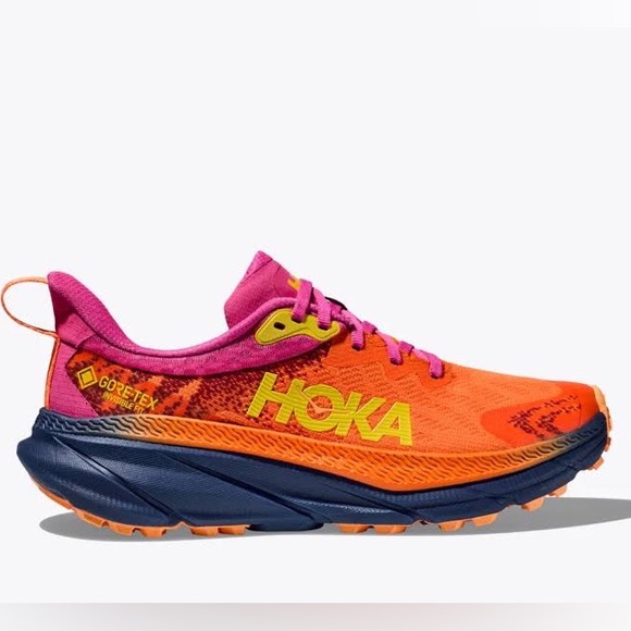 Hoka Challenger ATR 7 GTX Vibrant Orange/Pink Yarrow sz 7.5, 8, 8.5,9 New in Box - Picture 10 of 10
